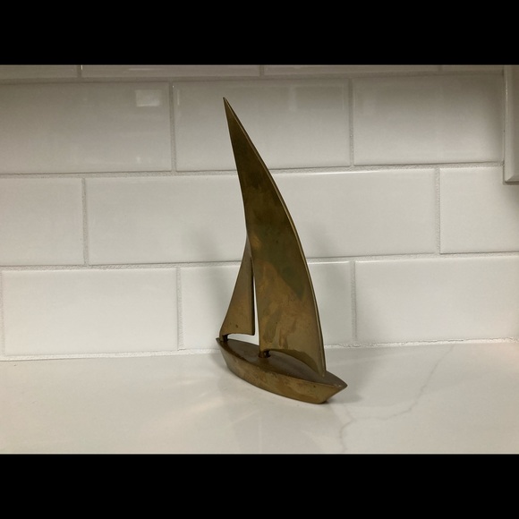 Brass Sailboat - Picture 3 of 3